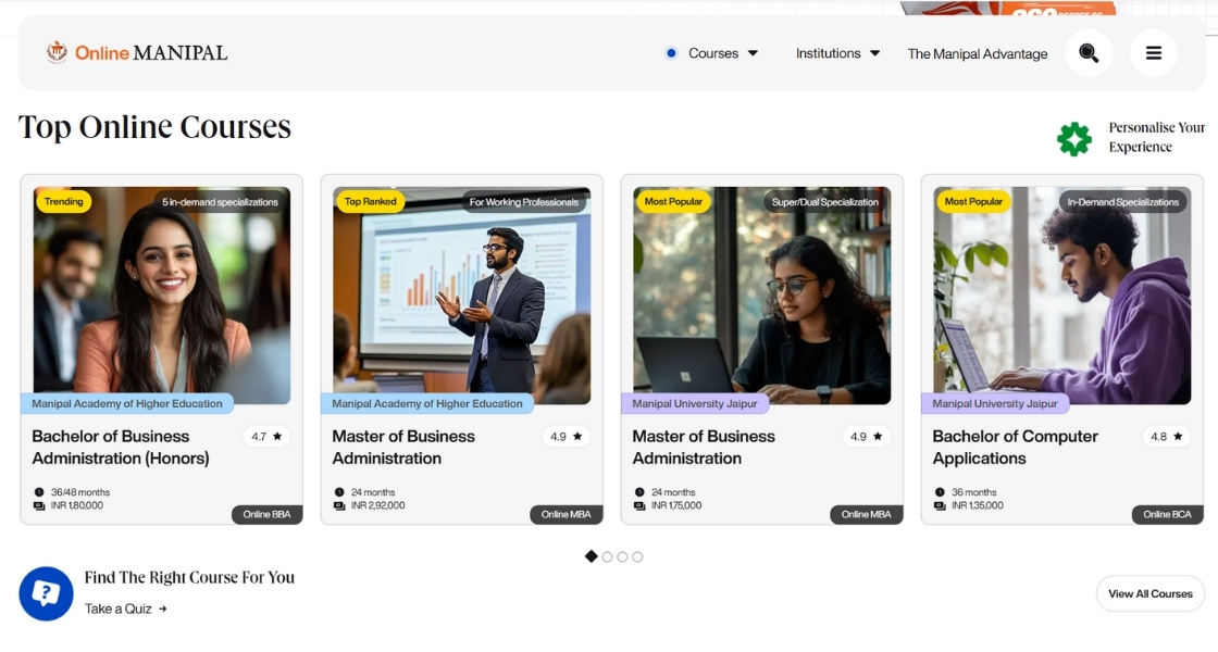 online course website

