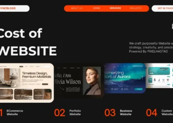 Cost of website by syncblogs